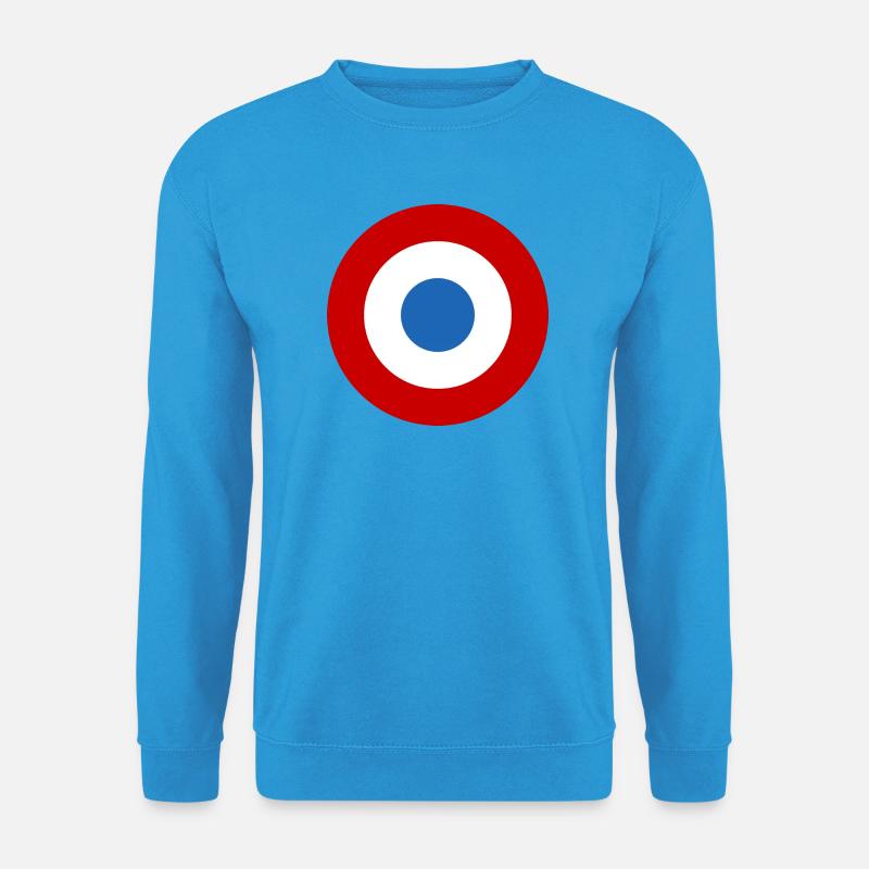 Luftwaffenaufkleber Roundel Frankreich Luftarmée - Unisex Pullover - Meeresblau
