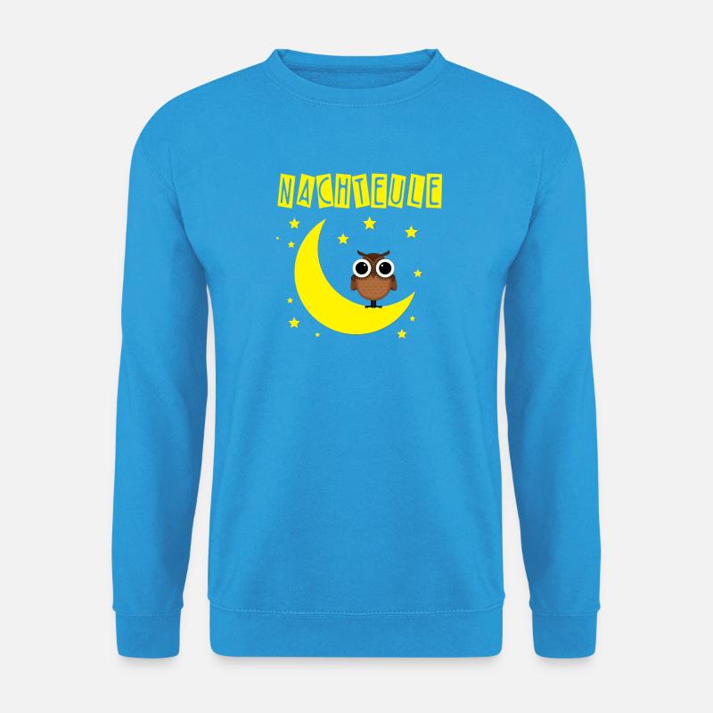 Nachteule - Unisex Pullover - Meeresblau