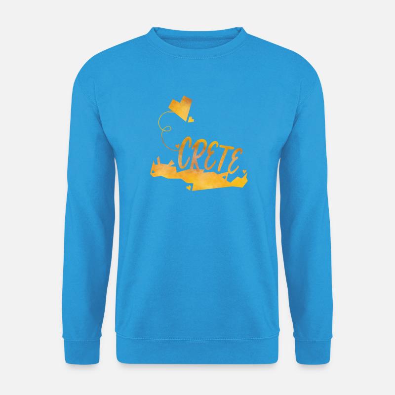 Crete - Unisex Pullover - Meeresblau