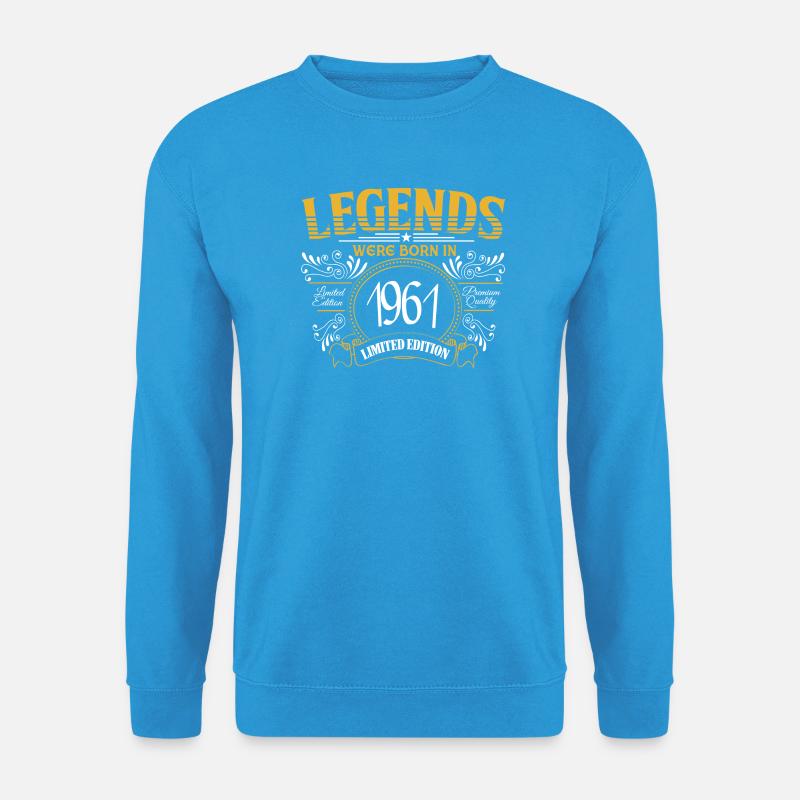 Legenden wurden 1961 geboren - Unisex Pullover - Meeresblau