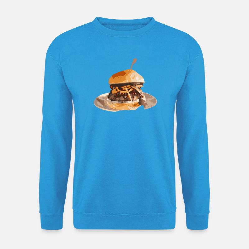 Burger Day - Unisex Pullover - Meeresblau
