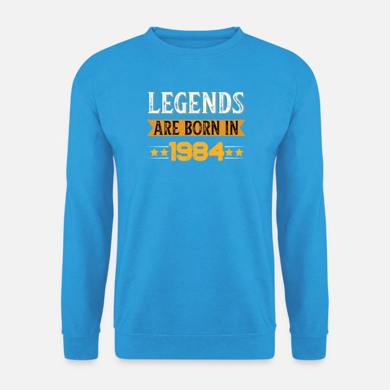 Legends Since 1984 Birthday Theme - Unisex Sweatshirt - sea blue