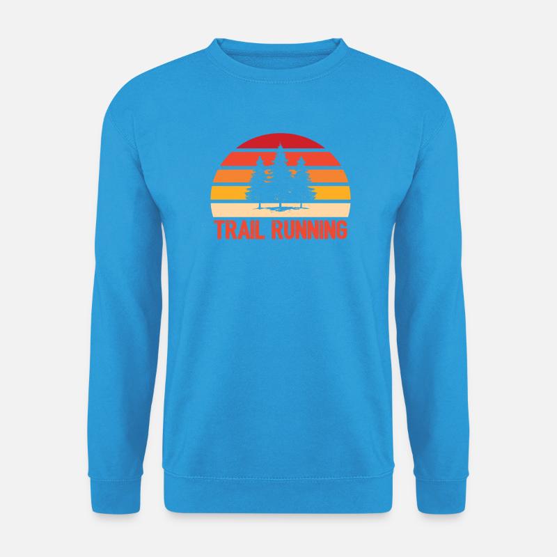 Trailrunning - Unisex Pullover - Meeresblau