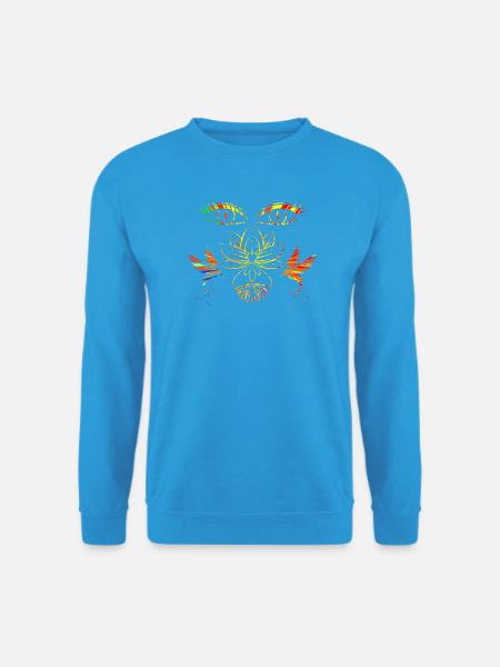 Visage zen - Sweat-shirt Unisexe - bleu mer