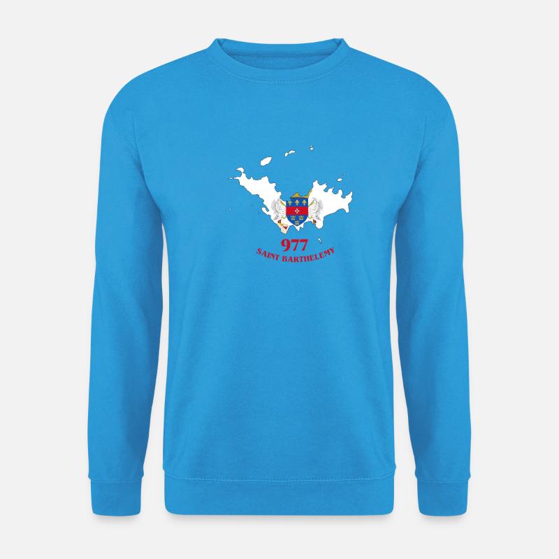 Saint-Barthelemy - Unisex Pullover - Meeresblau