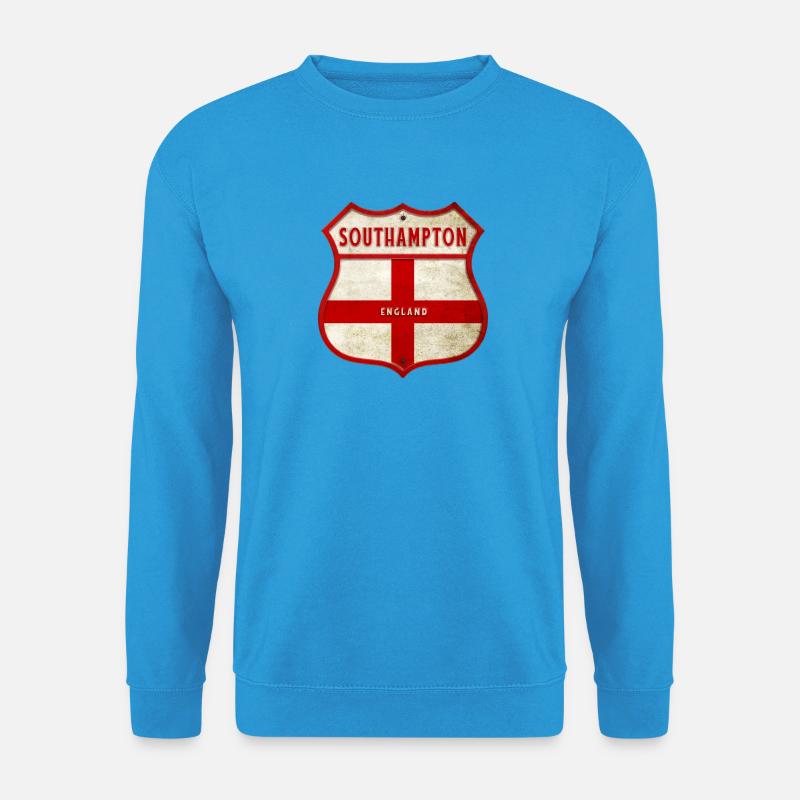 Southampton England Wappen - Unisex Pullover - Meeresblau