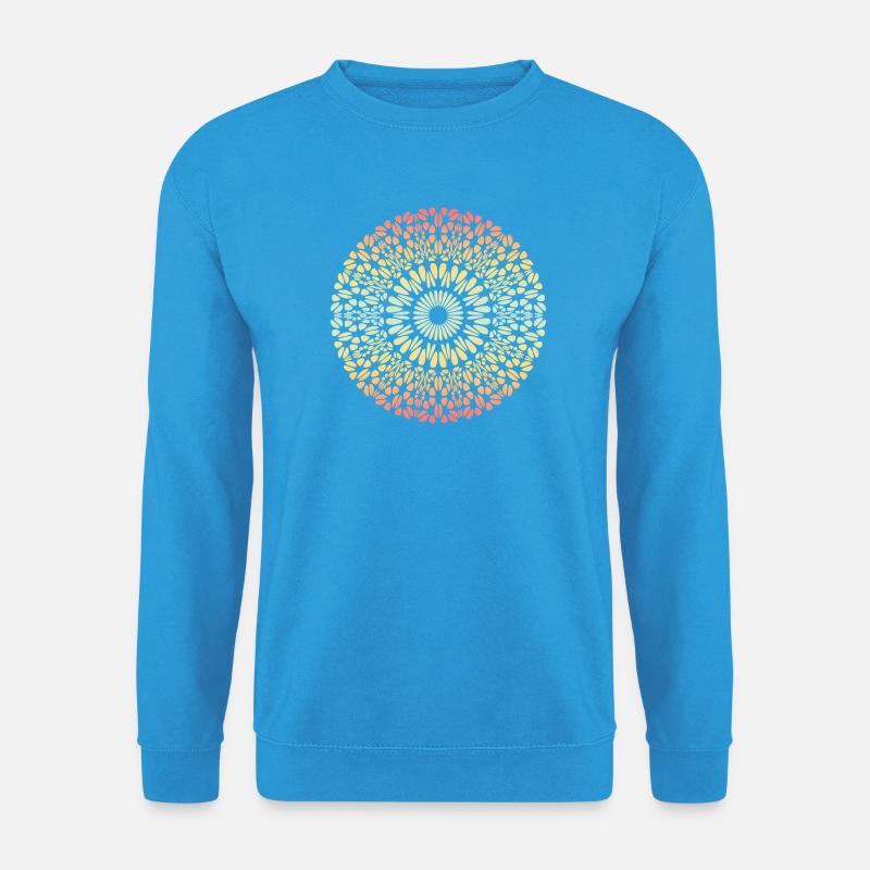 Mandala - Unisex Pullover - Meeresblau