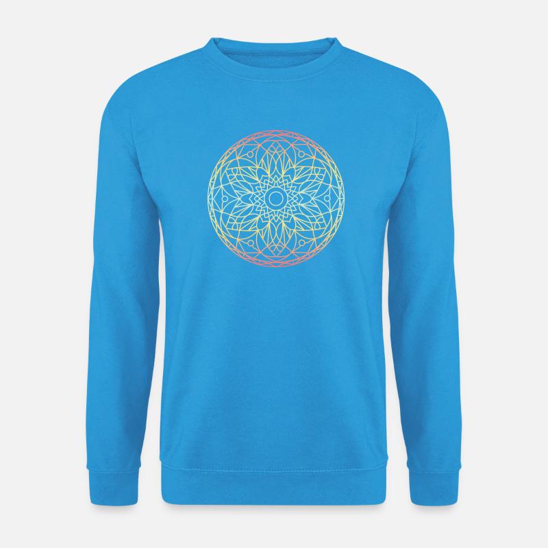Mandala - Unisex Pullover - Meeresblau