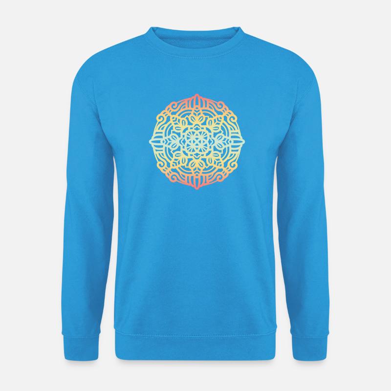 Mandala - Unisex Pullover - Meeresblau