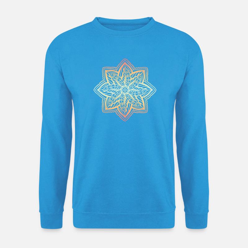 Mandala - Unisex Pullover - Meeresblau