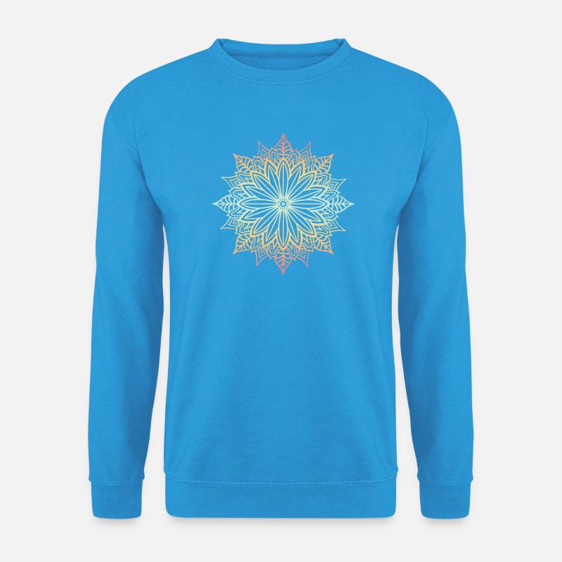 Mandala - Unisex Pullover - Meeresblau