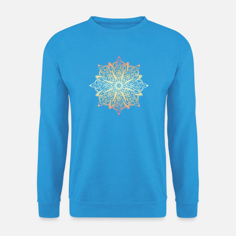 Mandala - Unisex Pullover - Meeresblau