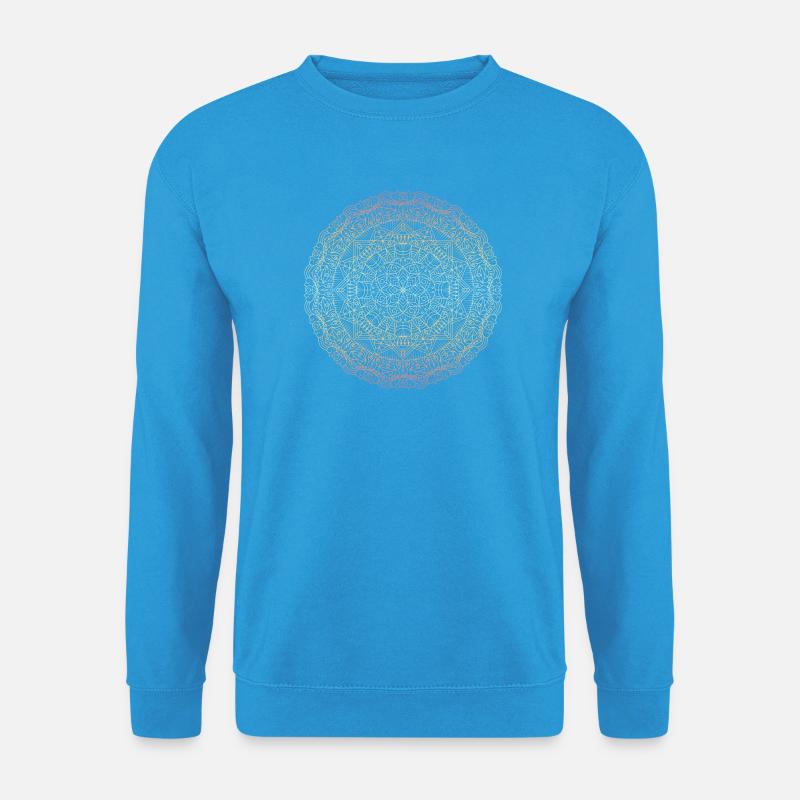 Mandala - Unisex Pullover - Meeresblau