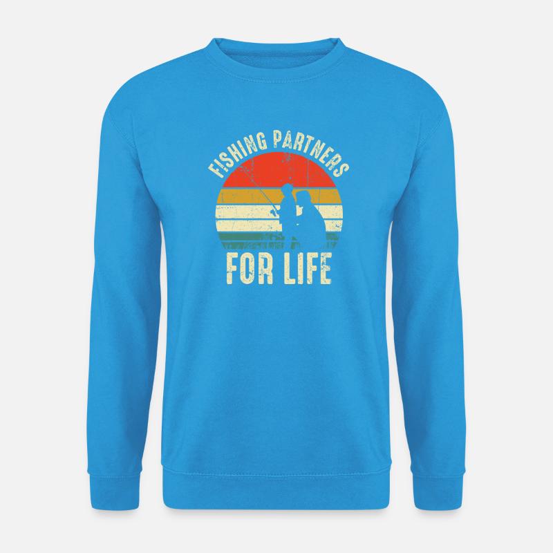 Angelpartner fürs Leben - Unisex Pullover - Meeresblau