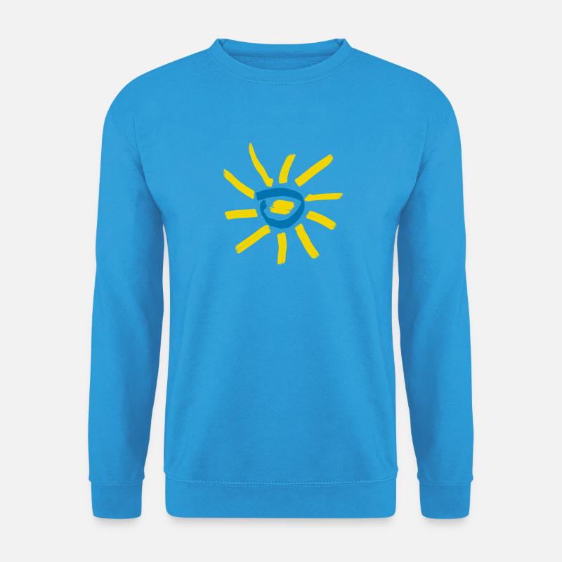 Sonnenblume2 - Unisex Pullover - Meeresblau
