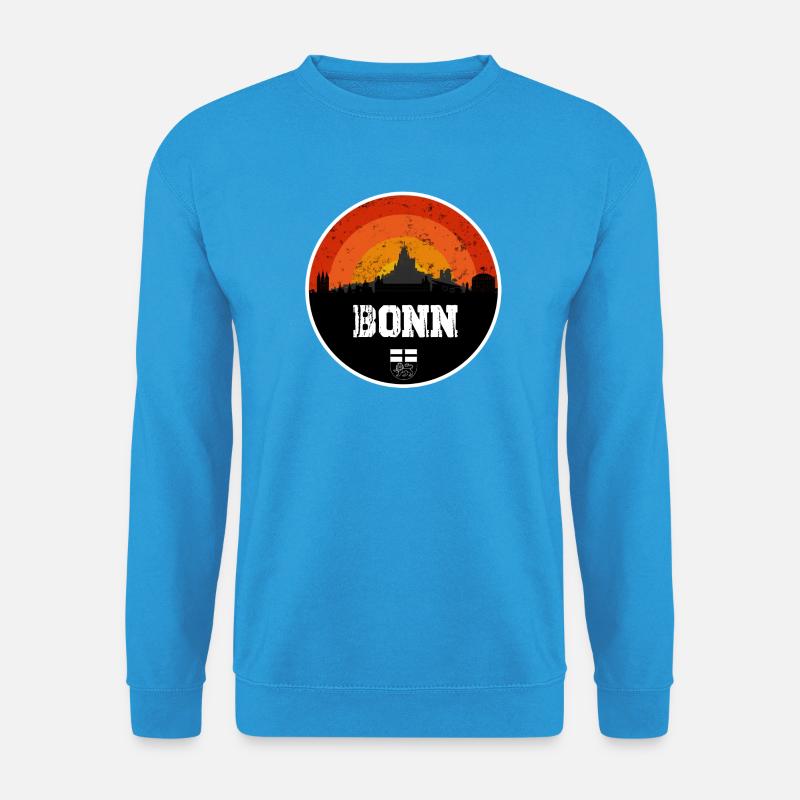 Bonn Skyline Original - Unisex Pullover - Meeresblau