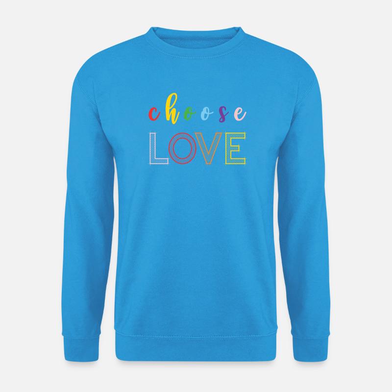 Pride Month - Liebe - Unisex Pullover - Meeresblau