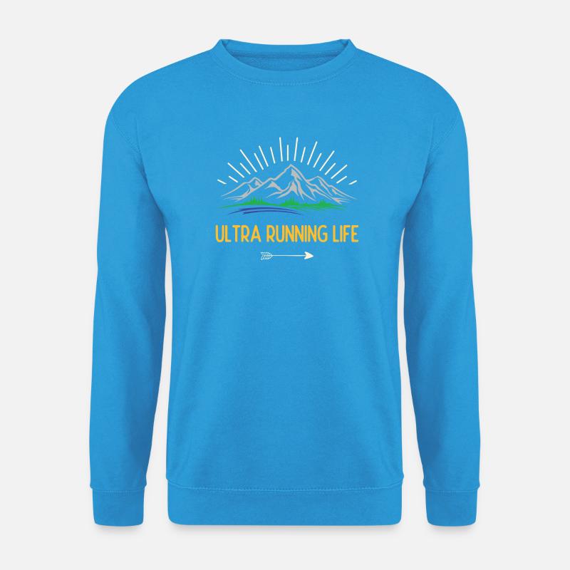 Ultra-Laufleben - Unisex Pullover - Meeresblau