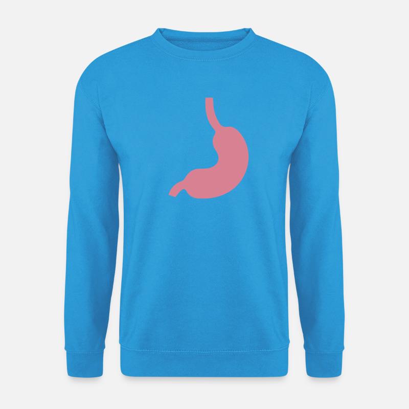 Magen Stomach Icon - Unisex Pullover - Meeresblau