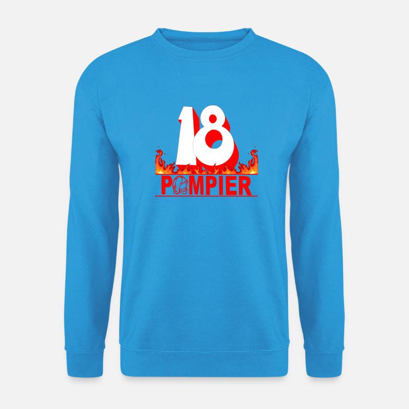 Feuerwehrmann - Unisex Pullover - Meeresblau