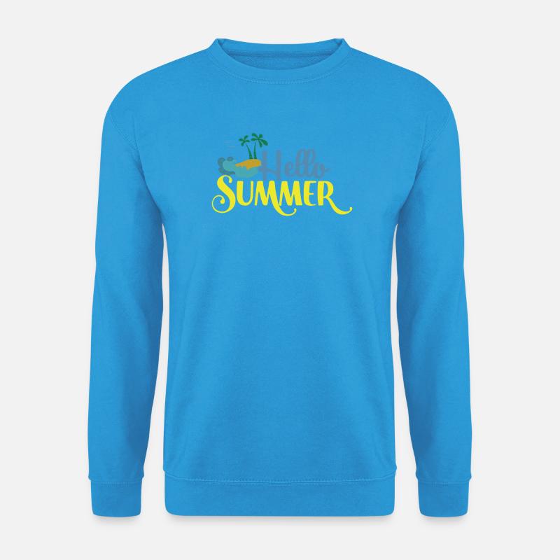 Hallo Summmer - Unisex Pullover - Meeresblau
