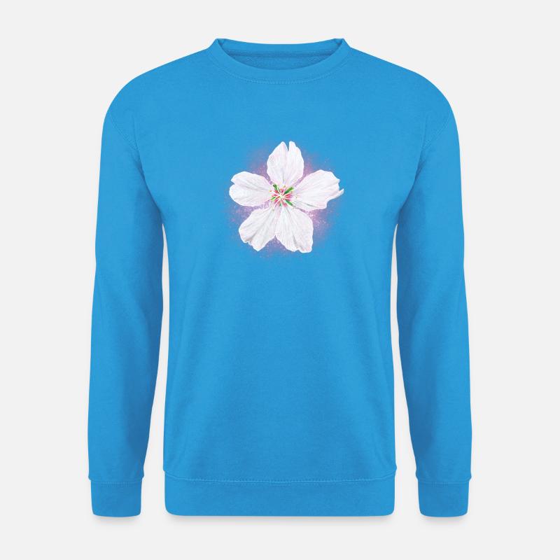 Ibiza Mandelblüte - Sonja Ariel von Staden - Unisex Pullover - Meeresblau