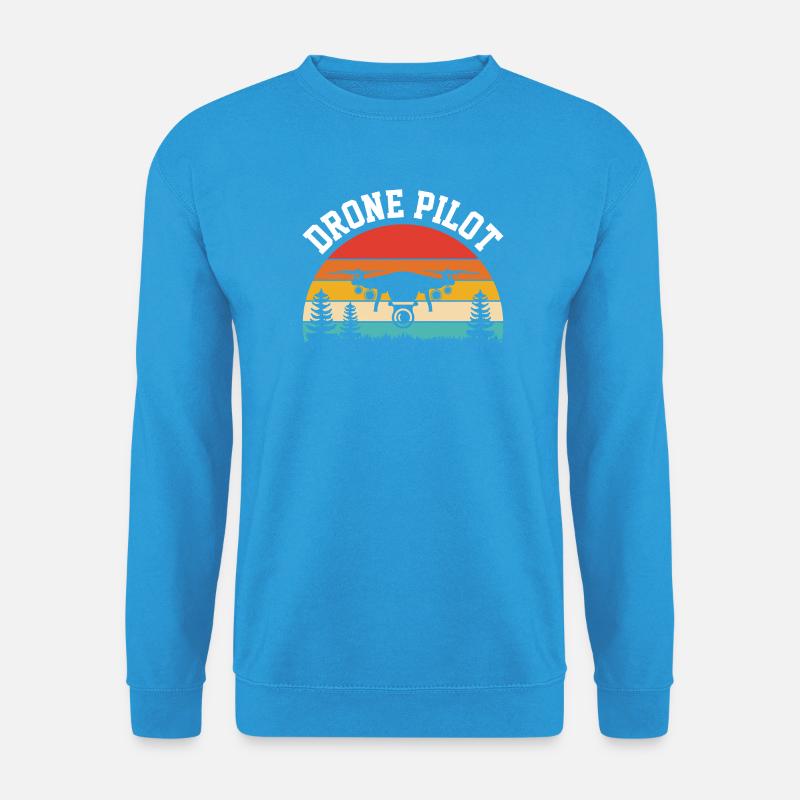 Drohnen-Pilot - Unisex Pullover - Meeresblau