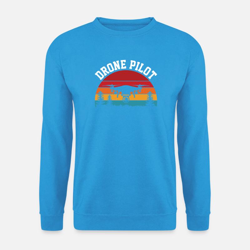 Drohnen-Pilot - Unisex Pullover - Meeresblau