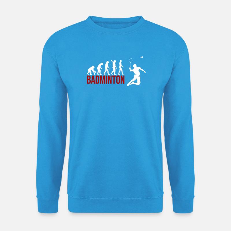 Evolution Badminton - Unisex Pullover - Meeresblau