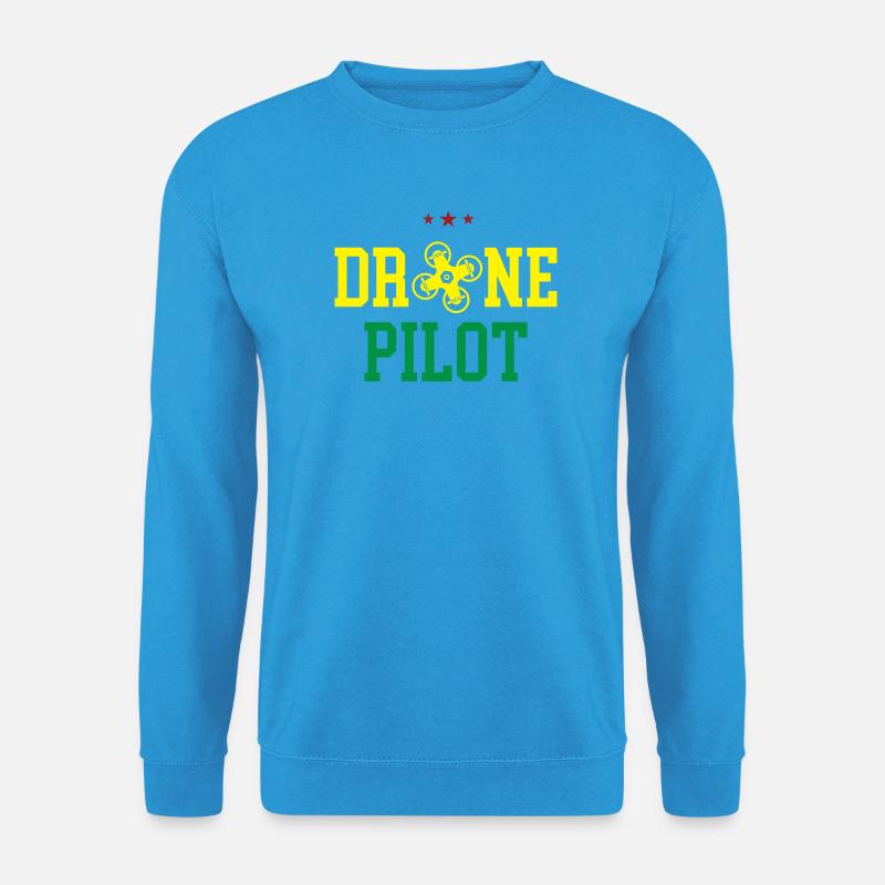 Drohnen-Pilot - Unisex Pullover - Meeresblau