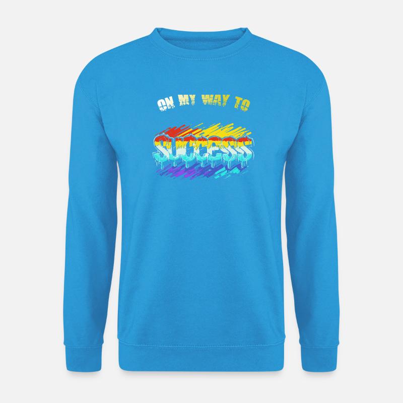 Weg zum Erfolg - Unisex Pullover - Meeresblau