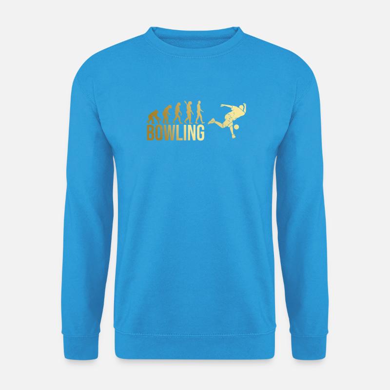 Evolution Bowling - Unisex Pullover - Meeresblau