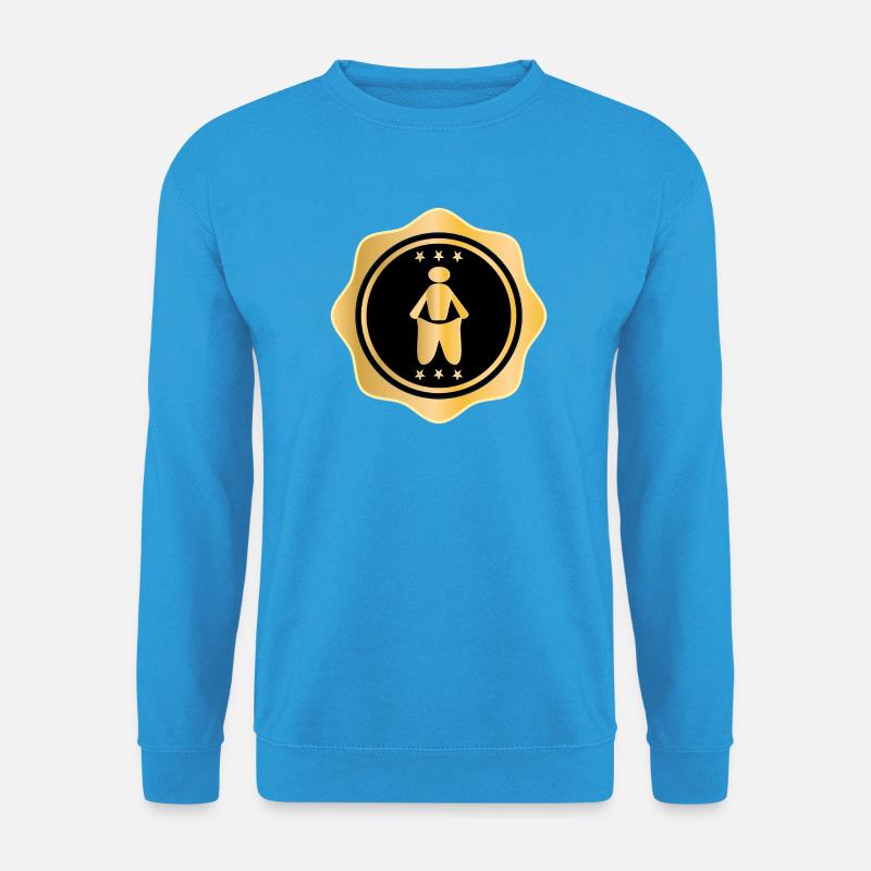 ERFOLGREICHE DIÄT ABNEHMEN - Unisex Pullover - Meeresblau