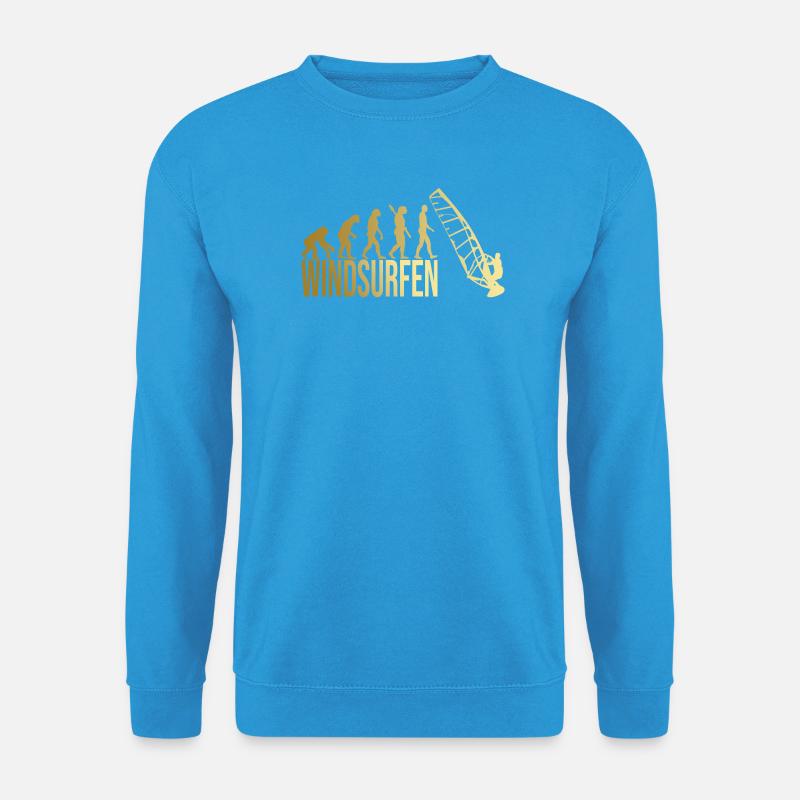 Evolution Windsurfen - Unisex Pullover - Meeresblau