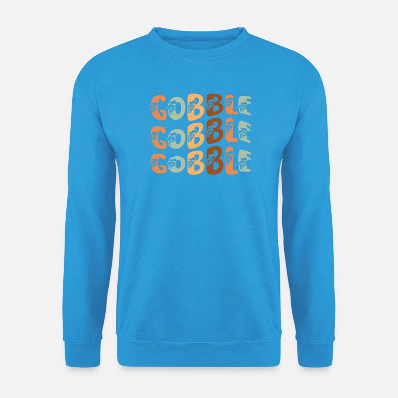 Thanksgiving Gobble - Unisex Pullover - Meeresblau