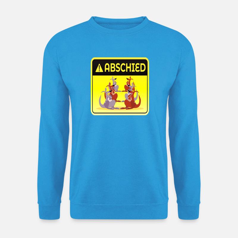 ABSCHIED KOLLEGEN TEAM GRUPPE - KÄNGURUS - Unisex Pullover - Meeresblau