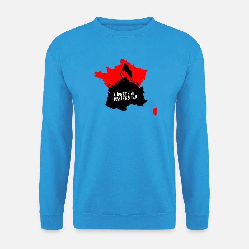 Demonstrationsfreiheit - Unisex Pullover - Meeresblau