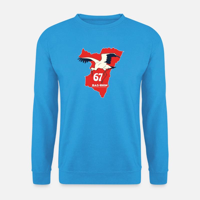 Bas-Rhin - Unisex Pullover - Meeresblau