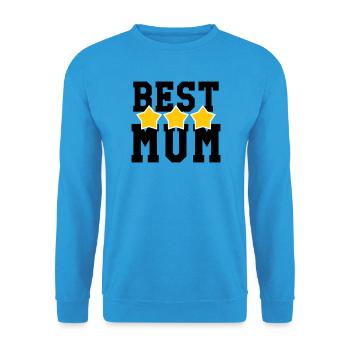 Beste Mama - Muttertag - Unisex Pullover - Meeresblau - Vorne - Alina (178cm) & Michal (187cm)