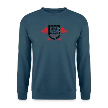 Meilleure Belle-Mère du Monde - Sweat-shirt Unisexe - bleu mer - Devant - Alina (178cm) & Michal (187cm)