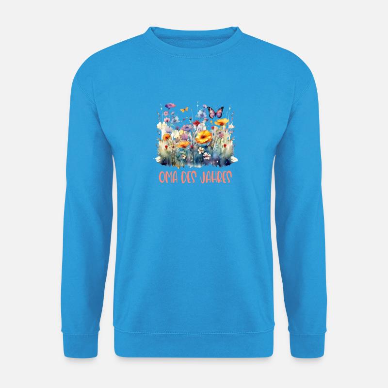 Oma des Jahres! - Unisex Pullover - Meeresblau