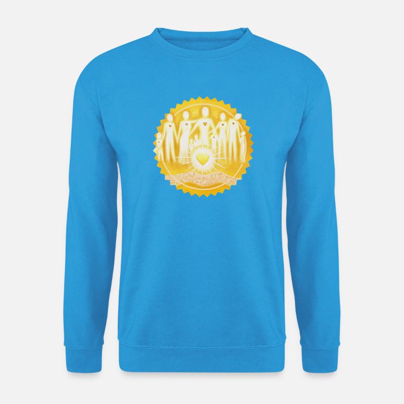 Sternentor LichtMenschen Sonne - Sonja Ariel - Unisex Pullover - Meeresblau