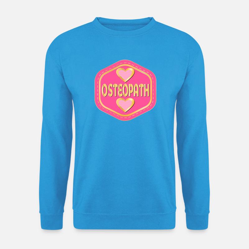 HERZ-OSTEOPATH - Unisex Pullover - Meeresblau