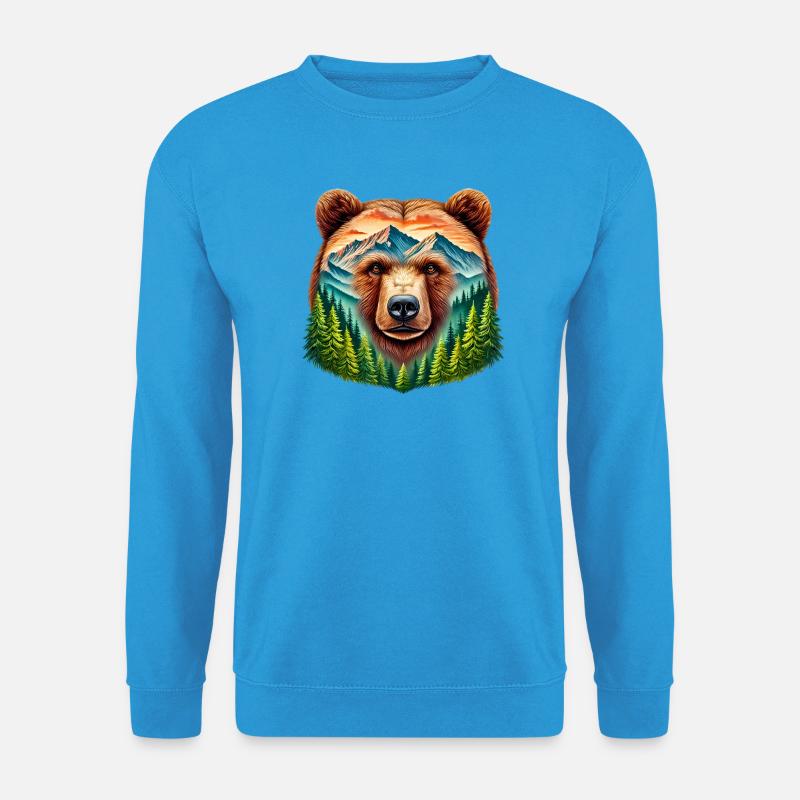Bär - Unisex Pullover - Meeresblau