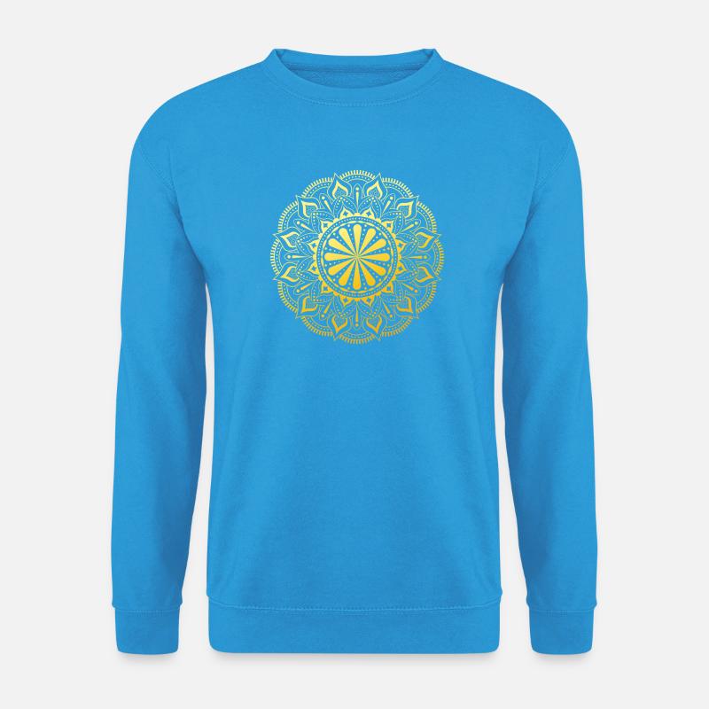 Mandala - Unisex Pullover - Meeresblau