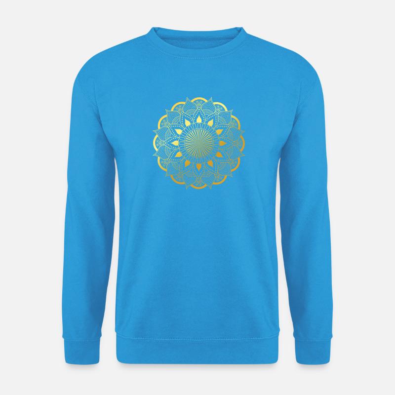 Mandala - Unisex Pullover - Meeresblau
