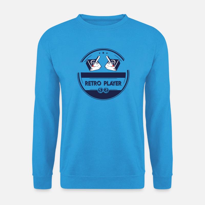 Retro-Spieler - Unisex Pullover - Meeresblau