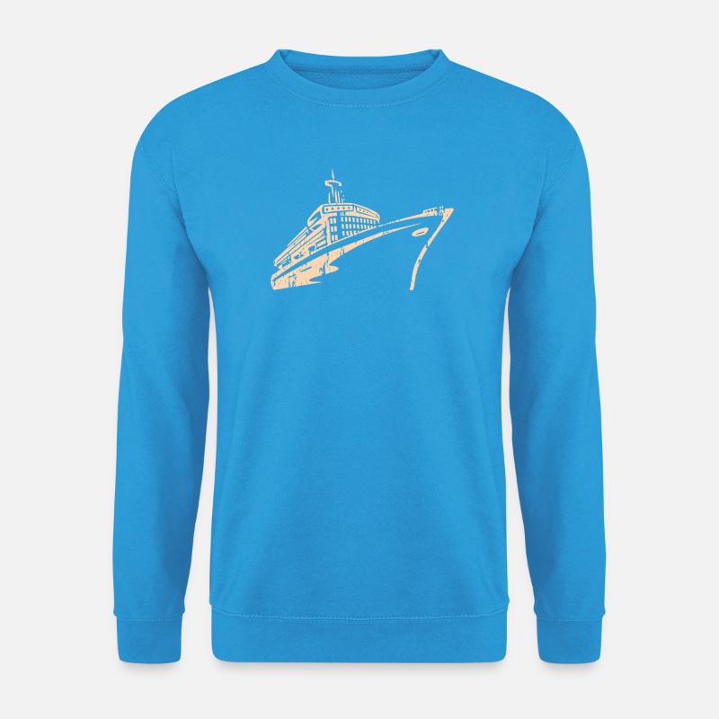 Kreuzfahrtschiff Kreuzfahrt Schiff Luxus - Unisex Pullover - Meeresblau