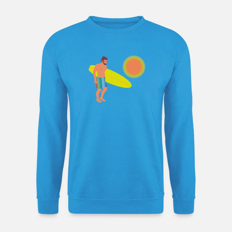 surfer - Unisex Pullover - Meeresblau