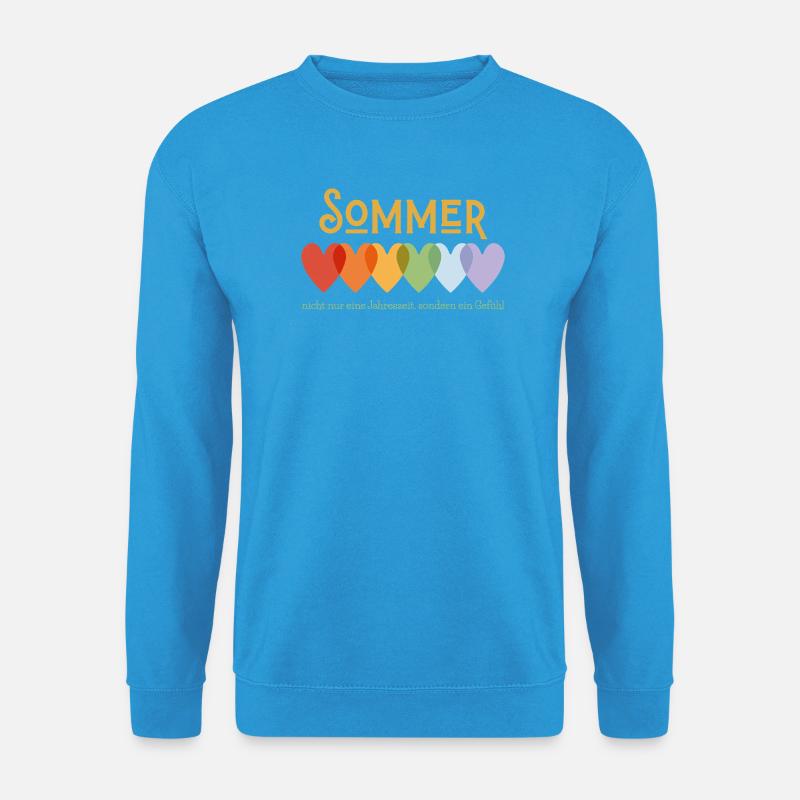 Sommerherzen - Unisex Pullover - Meeresblau